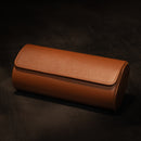 Slot para 3 relógios marrom